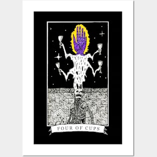 The Four of Cups - The Tarot Restless Posters and Art